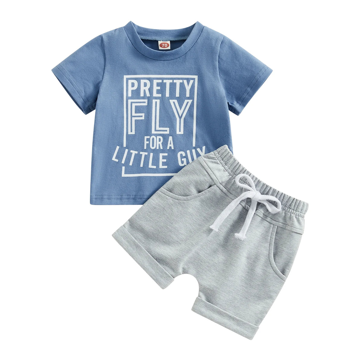 Summer Toddler Baby Boys Shorts Set Short Sleeve Letters Print T-shirt