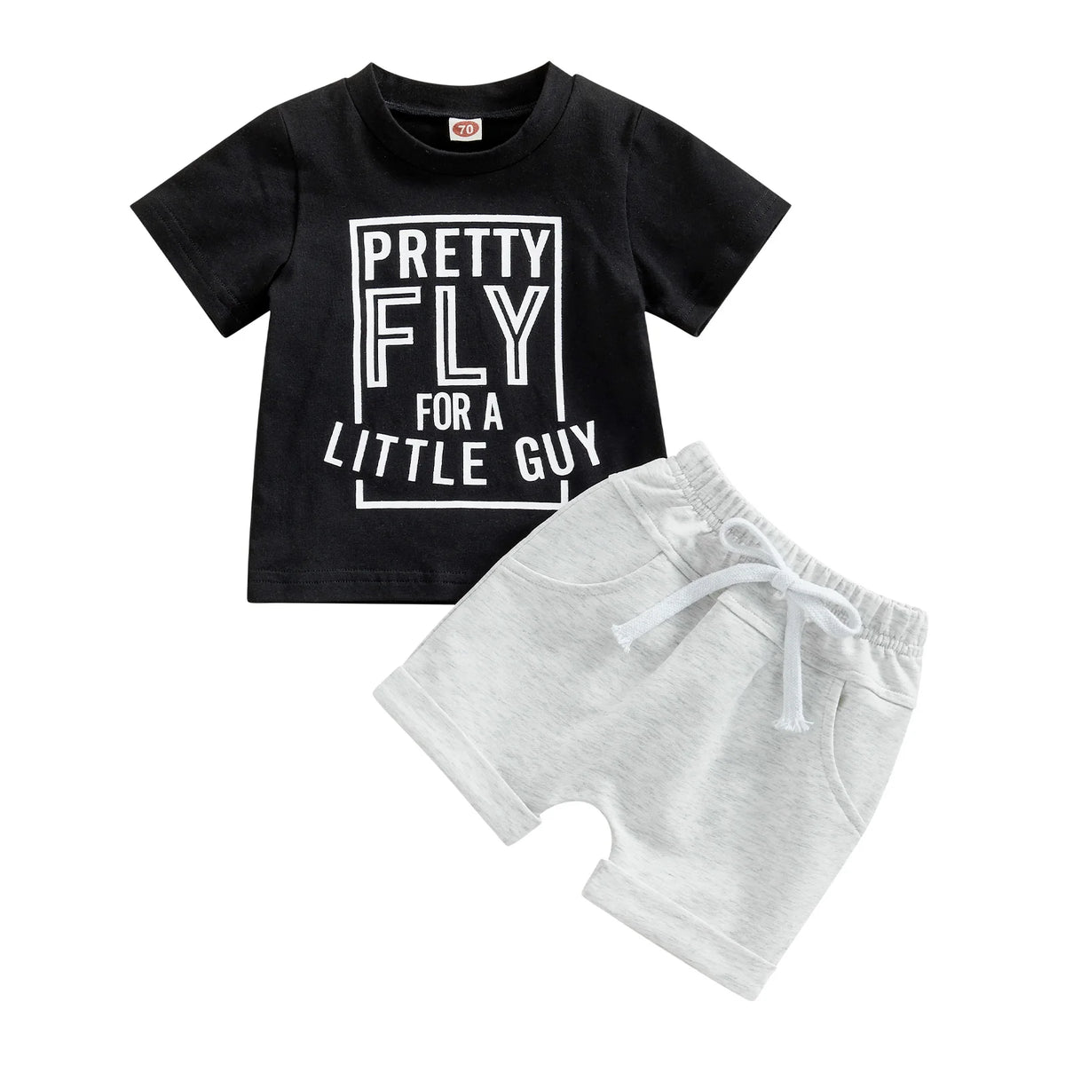 Summer Toddler Baby Boys Shorts Set Short Sleeve Letters Print T-shirt