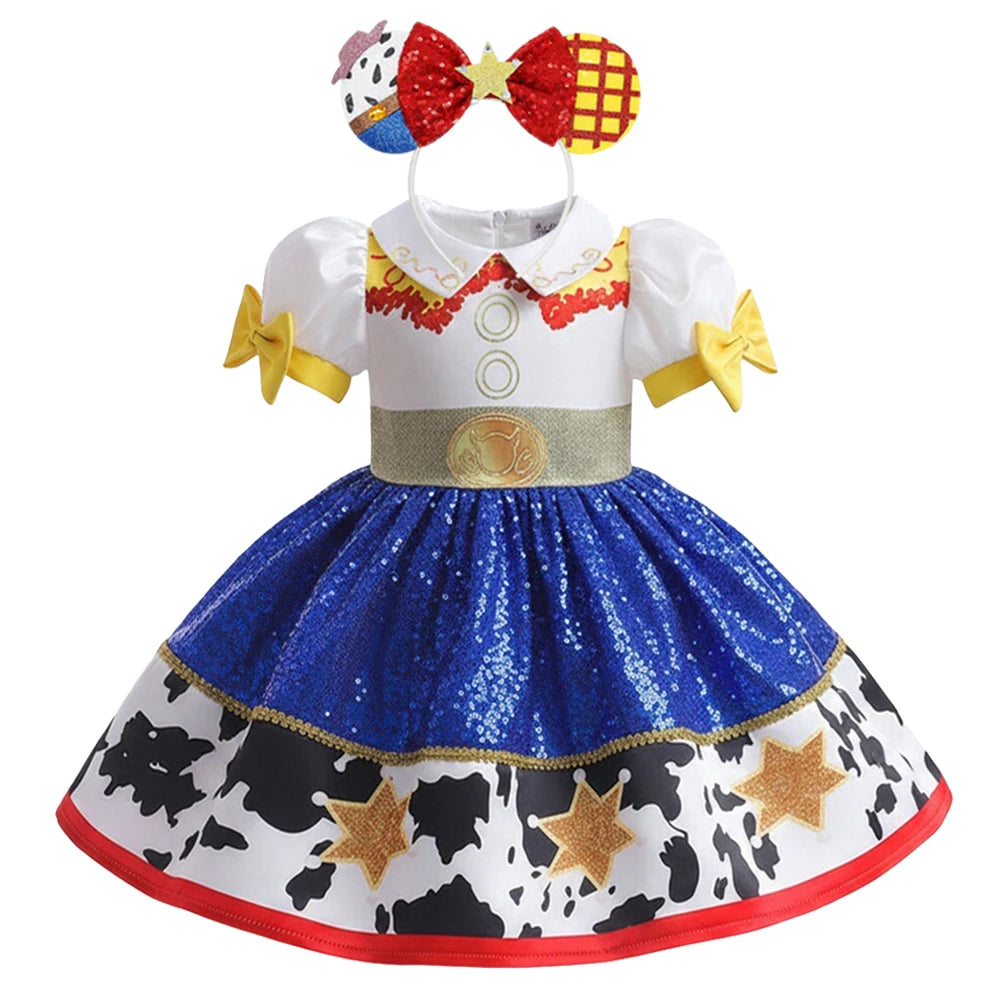 Jessie Dress Cowgirl Halloween  Costume