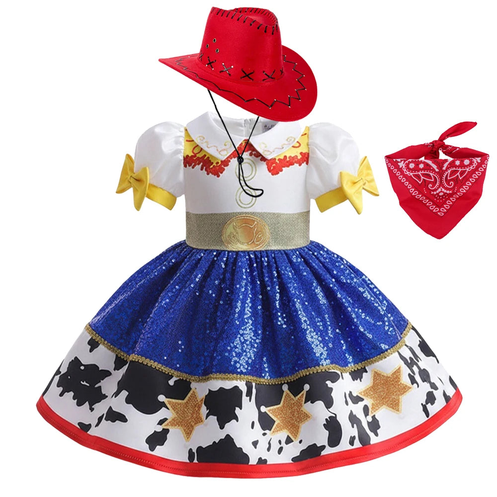 Jessie Dress Cowgirl Halloween  Costume