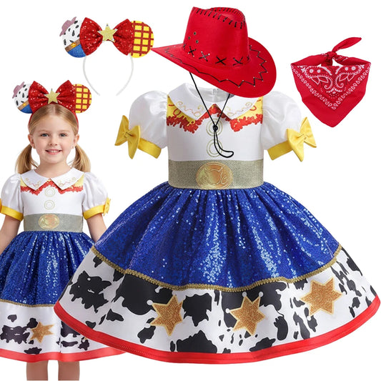 Jessie Dress Cowgirl Halloween  Costume
