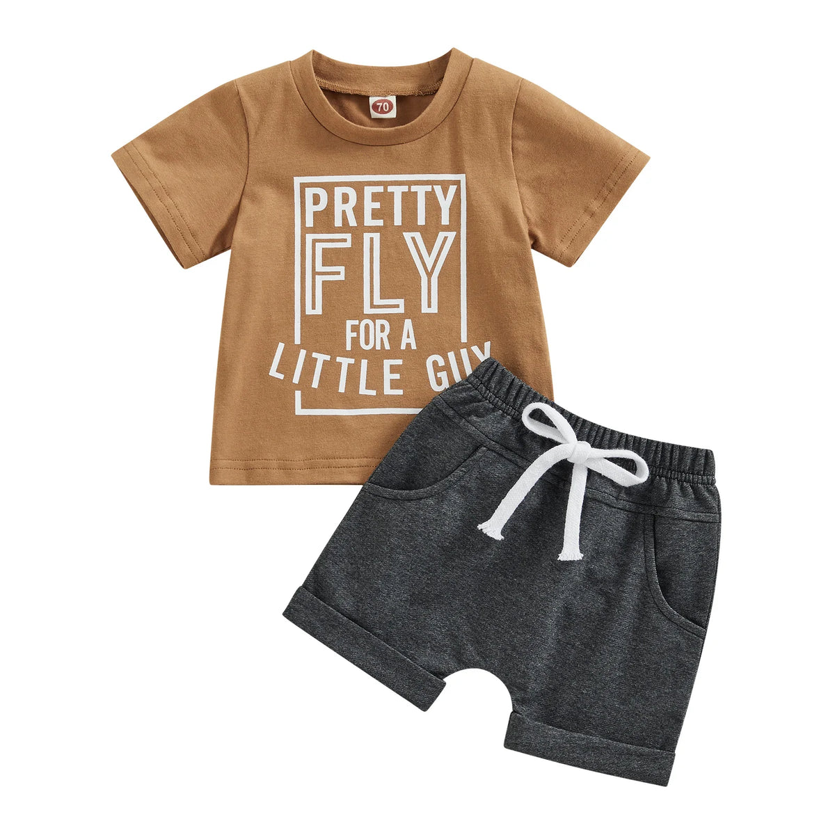 Summer Toddler Baby Boys Shorts Set Short Sleeve Letters Print T-shirt